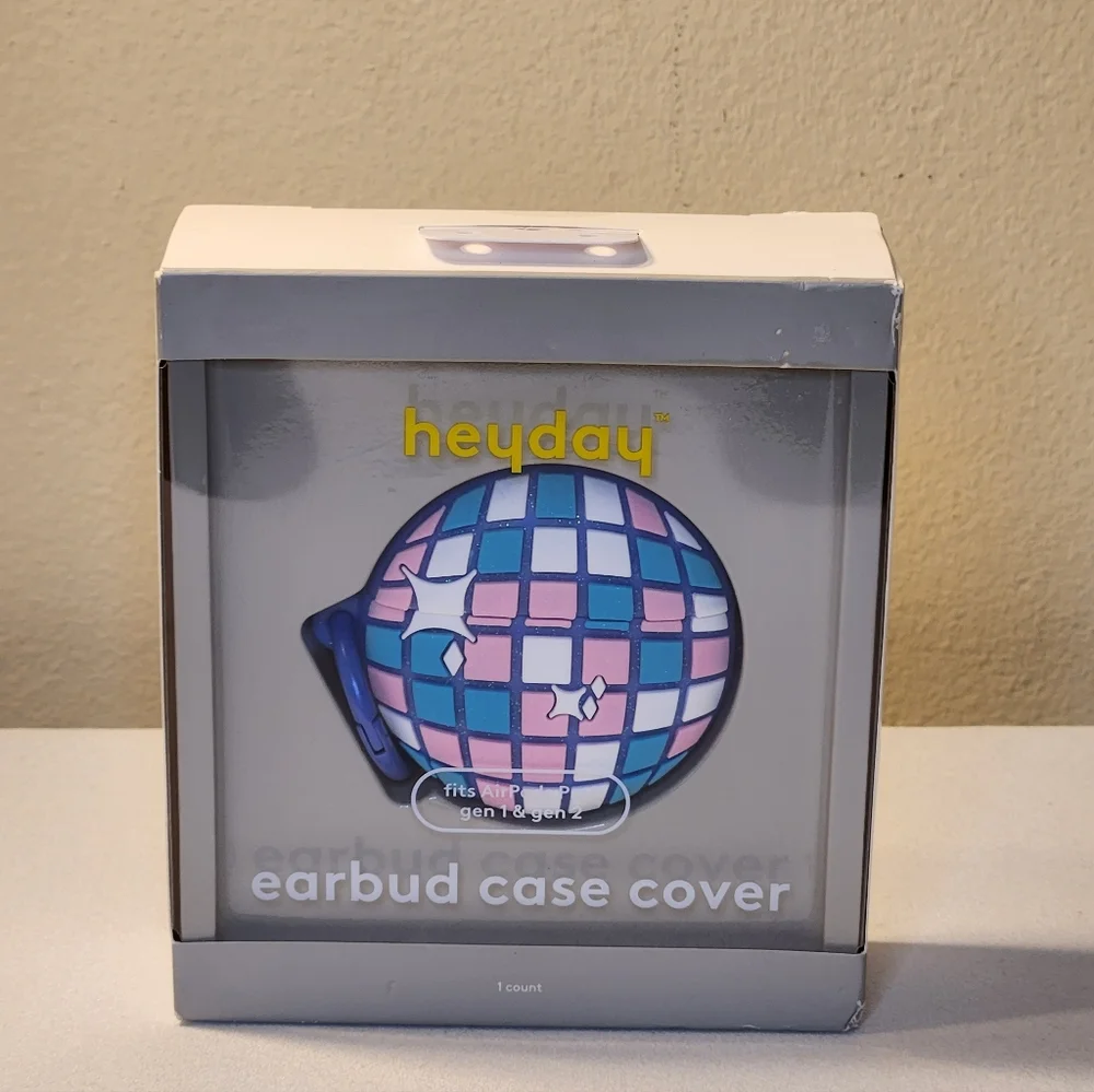 8 New Heyday Earbud Case Cover Fits AirPods Pro gen 1 & 2 - Disco Ball Sealed